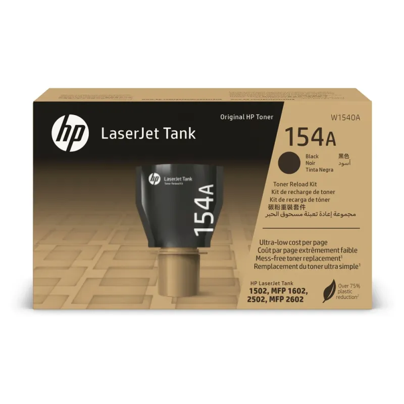 Kit de Recarga de Tóner de Tanque HP LaserJet 154A - Negro - LaserJet - Original (W1540A) - W1540A