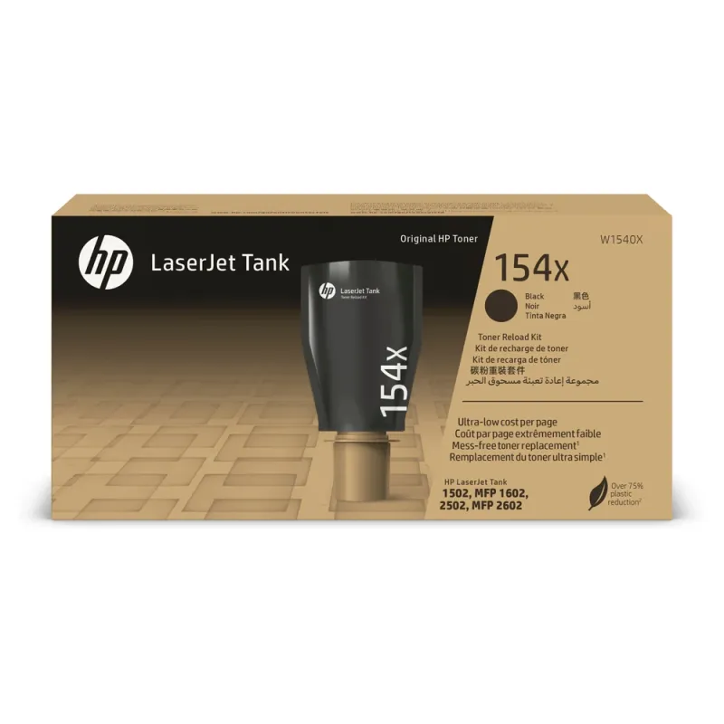 Kit de Recarga HP 154X - Negro - W1540X - W1540X