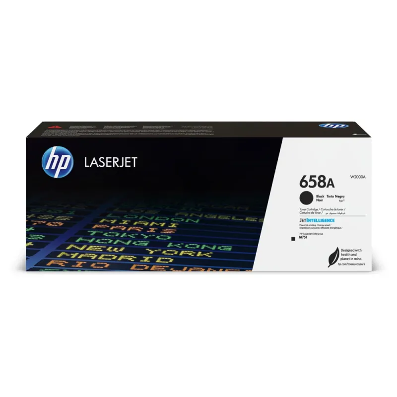 Cartucho de Tóner HP 658A - Negro - LaserJet - Original (W2000A) - W2000A