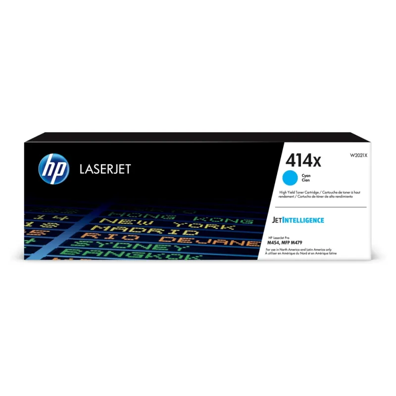 Cartucho Tóner Hp 414X Cian Laserjet Original (W2021X) - W2021X