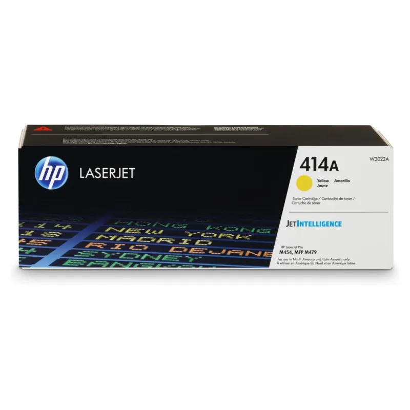 Cartucho Tóner Hp 414A Amarillo Laserjet Original (W2022A) 2,100 Páginas - W2022A