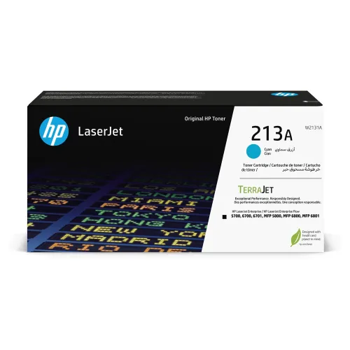 Tóner HP LaserJet 213A - Cian - LaserJet - Original (W2131A) - W2131A