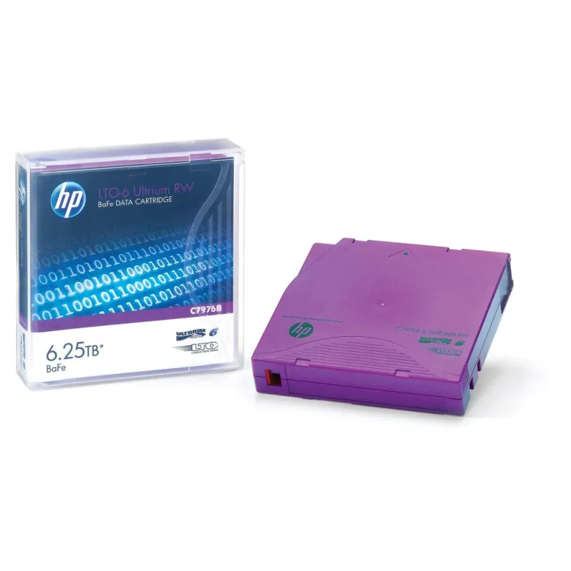 Cartucho De Datos Hpe Lto 6 Ultrium 6.25Tb - C7976A