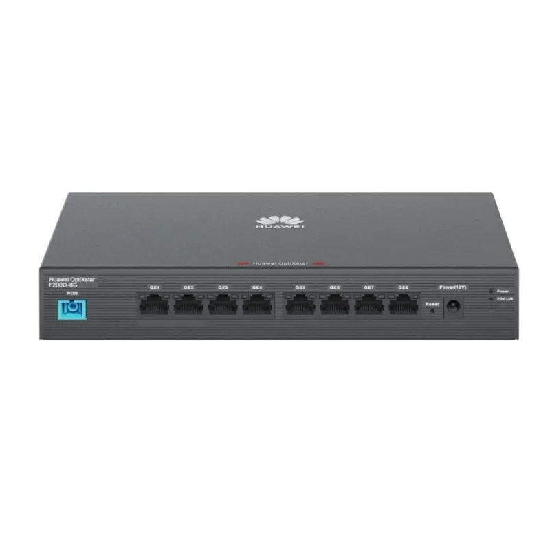 Switch Huawei OptiXstar F200D-8G - Gigabit Ethernet - 8 Puertos - 1 Puerto GPON - Gestionado - F200D-8G