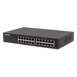 Switch Intellinet Gigabit Ethernet 561273- 24 Puertos 10/100/1000 Mbps - 16384 Entradas - No Administrable - 561273 Switch Intellinet Gigabit Ethernet 561273- 24 Puertos 10/100/1000 Mbps - 16384 Entradas - No Administrable - 561273