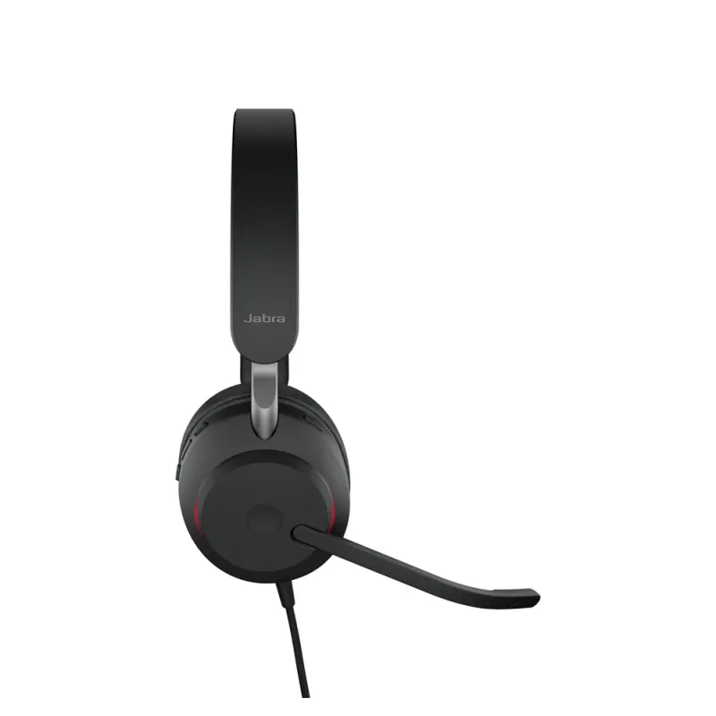Diadema Jabra Evolve2 40 SE UC Stereo - Alámbrico - USB-C - Micrófono - 24189-989-899
