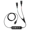 Cable de audio Jabra Link 265 - USB/QD - Negro - 265-09