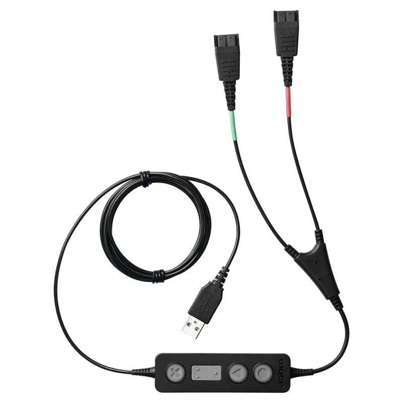 Cable de audio Jabra Link 265 - USB/QD - Negro - 265-09