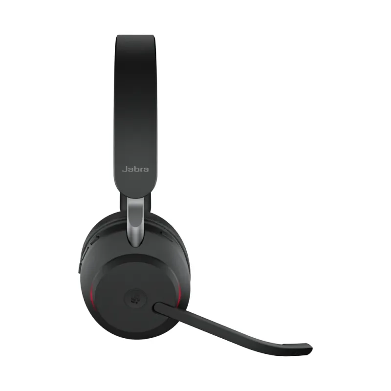 Diadema Jabra Evolve2 65 - Inalámbrico - Bluetooth - Micrófono - Negro - 26599-999-899