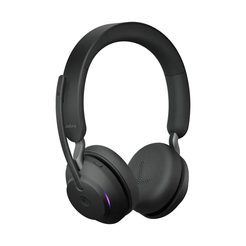Diadema Jabra Evolve2 65 - Inalámbrico - Bluetooth - Micrófono - Negro - 26599-999-899