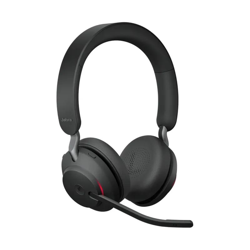 Diadema Jabra Evolve2 65 - Inalámbrico - Bluetooth - Micrófono - Negro - 26599-999-899