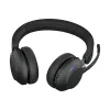 Diadema Jabra Evolve2 65 - Inalámbrico - Bluetooth - Micrófono - Negro - 26599-999-899