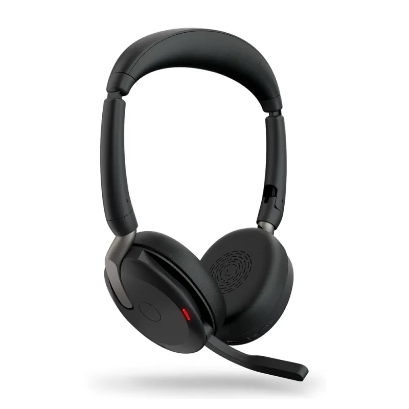 Diadema Jabra Evolve2 65 Flex UC Stereo - Alámbrico/Inálambrico - Bluetooth - USB-C - Micrófono - 26699-989-889