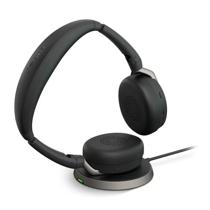 Diadema Jabra Evolve2 65 Flex UC Stereo - Alámbrico/Inálambrico - Bluetooth - USB-C - Micrófono - 26699-989-889