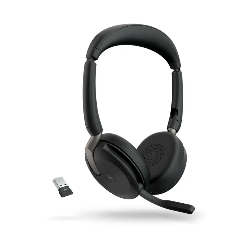 Diadema Jabra Evolve2 65 Flex - Inalámbrico - USB - Micrófono - 26699-999-989