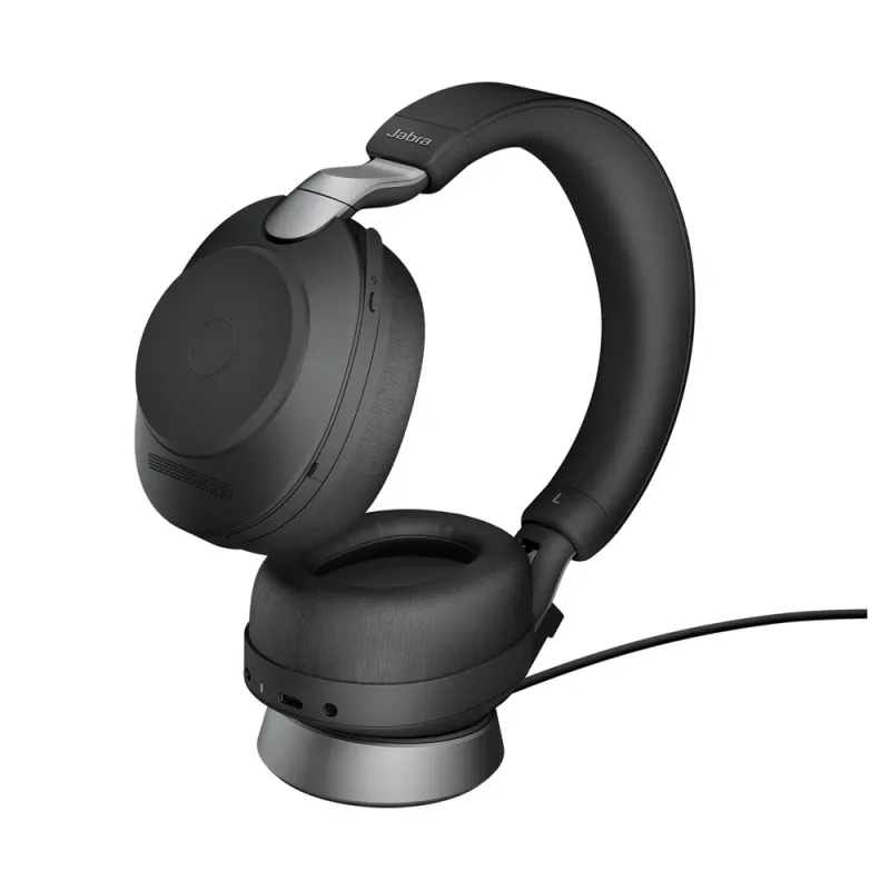 Diadema Jabra Evolve2 85 UC Stereo - Inalámbrico - Bluetooth - 3.5mm - USB-C - Negro - 28599-989-889
