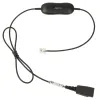 Cable para Audifonos Jabra Gn1216 - RJ-9 Macho a QD Macho - Jabra Gn 2000/Gn2000/Biz 2400/2400 3in1/Gn2000 - 88001-03