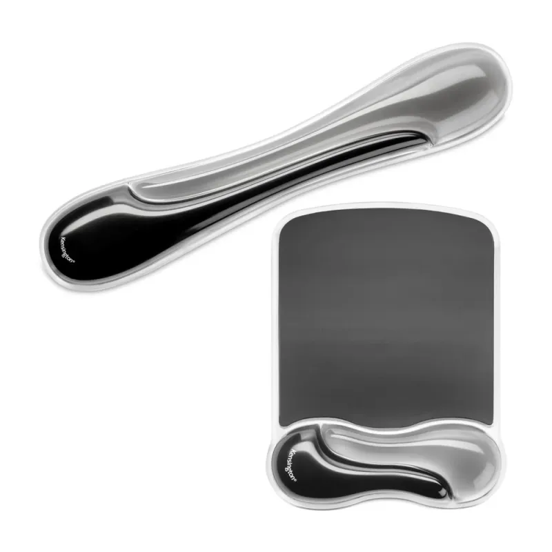 Mouse Pad Kensington Duo Gel Wrist Rest - 19x24cm - Con Apoya muñecas - Gris/Negro - K62399US