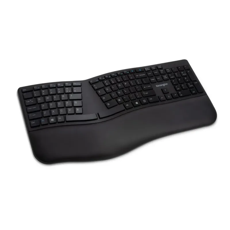 Teclado Kensington ProFit Ergo - Inalámbrico - Español - Multimedia - Negro - K75401ES