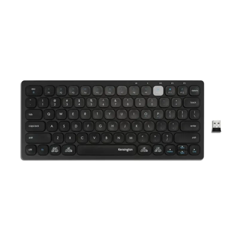 Teclado Kensington K75502ES - Inalámbrico - Español - Negro - K75502ES