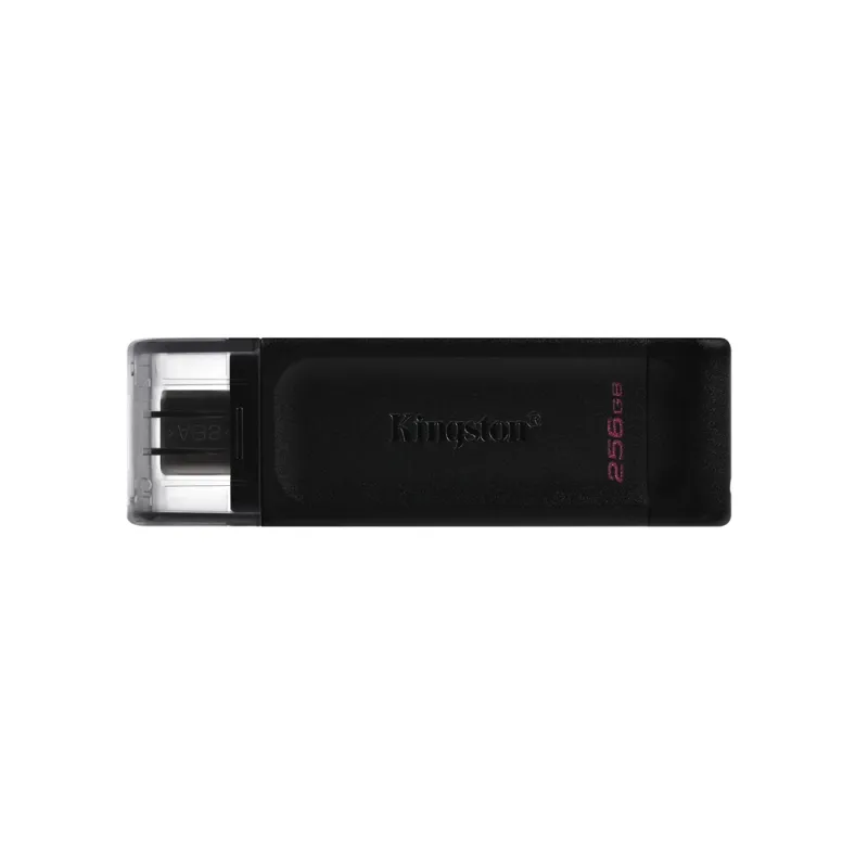 Memoria USB Kingston DataTraveler 70 - 256GB - USB-C 3.2 - Negro - DT70/256GB