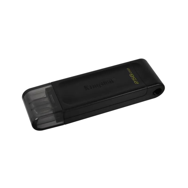Memoria USB Kingston DataTraveler 70 - 256GB - USB-C 3.2 - Negro - DT70/256GB