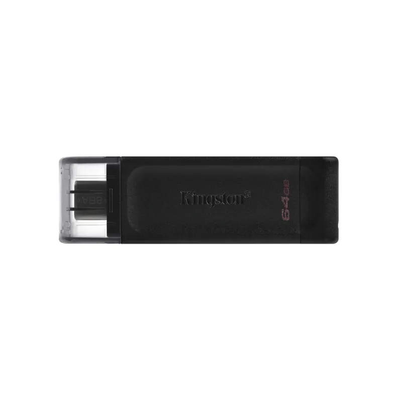 Memoria Usb Kingston Datatraveler 70 64Gb Usb C 3.2 Negro - DT70/64GB