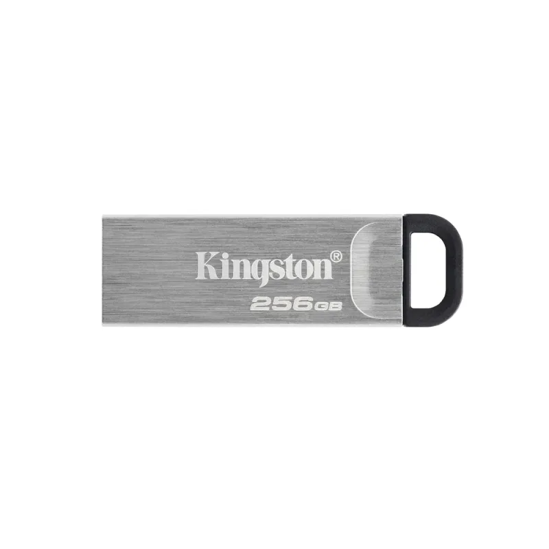 Memoria USB Kingston DataTraveler Kyson - 256GB - USB 3.2 Gen 1 - Plata - DTKN/256GB