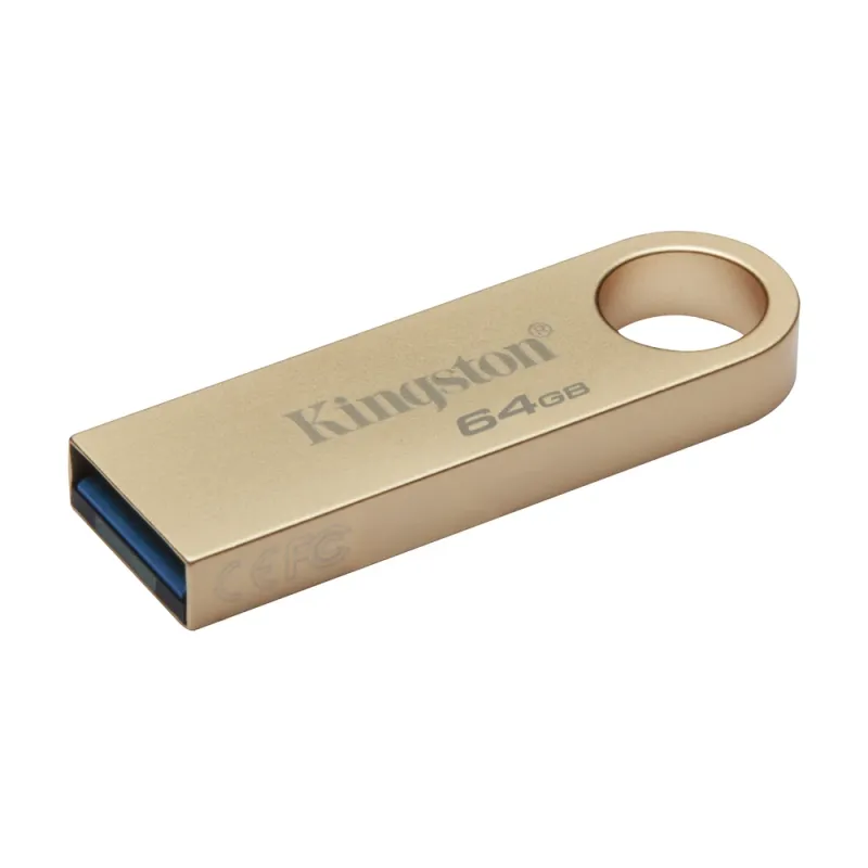 Memoria USB Kingston DataTraveler SE9 G3 - 64GB - USB 3.2 - Oro - DTSE9G3/64GB