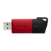 Memoria USB Kingston DataTraveler Exodia M - 128GB - USB 3.2 - Negra con Rojo - DTXM/128GB