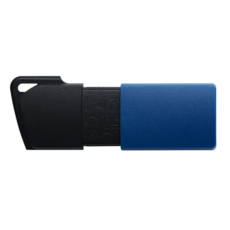 Memoria USB Kingston DataTraveler Exodia M - 64GB - USB 3.2 - Negra con Azul - DTXM/64GB