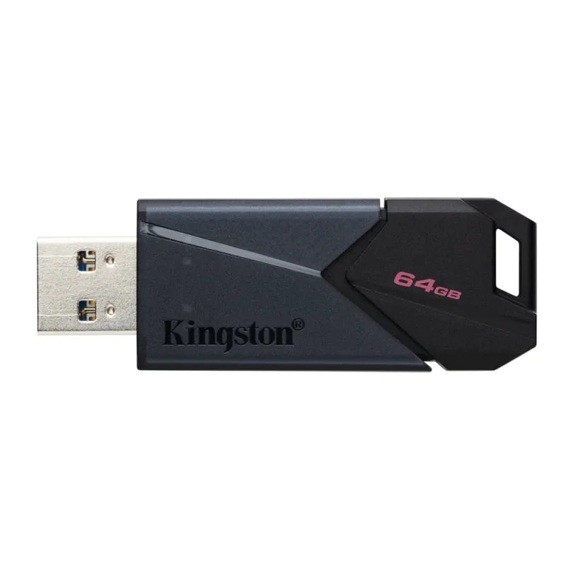 Memoria USB Kingston DataTraveler Exodia Onyx - 64GB - USB 3.2 - Negro - DTXON/64GB