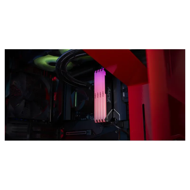 Memoria RAM Kingson FURY Beast - DDR4 - 32GB - 3600MHz - DIMM - Para PC - KF436C18BB2A/32