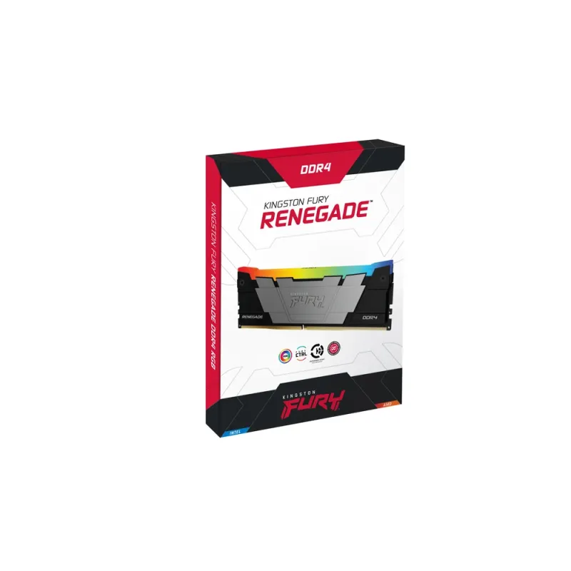 Memoria RAM Kingston FURY Renegade RGB - DDR4 - 8GB - 3200MHz - UDIMM - Para PC - KF432C16RB2A/8