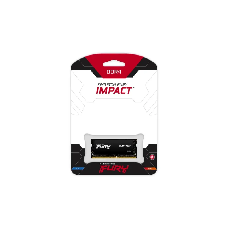 Memoria RAM Kingston FURY Impact - DDR4 - 32GB - 3200MHz - SO-DIMM - Para Laptop - KF432S20IB/32