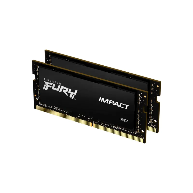 Memoria RAM Kingston FURY Impact - DDR4 - 64GB (2x 32GB) - 3200MHz - SO-DIMM - para Laptop - KF432S20IBK2/64