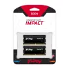 Memoria RAM Kingston FURY Impact - DDR4 - 64GB (2x 32GB) - 3200MHz - SO-DIMM - para Laptop - KF432S20IBK2/64