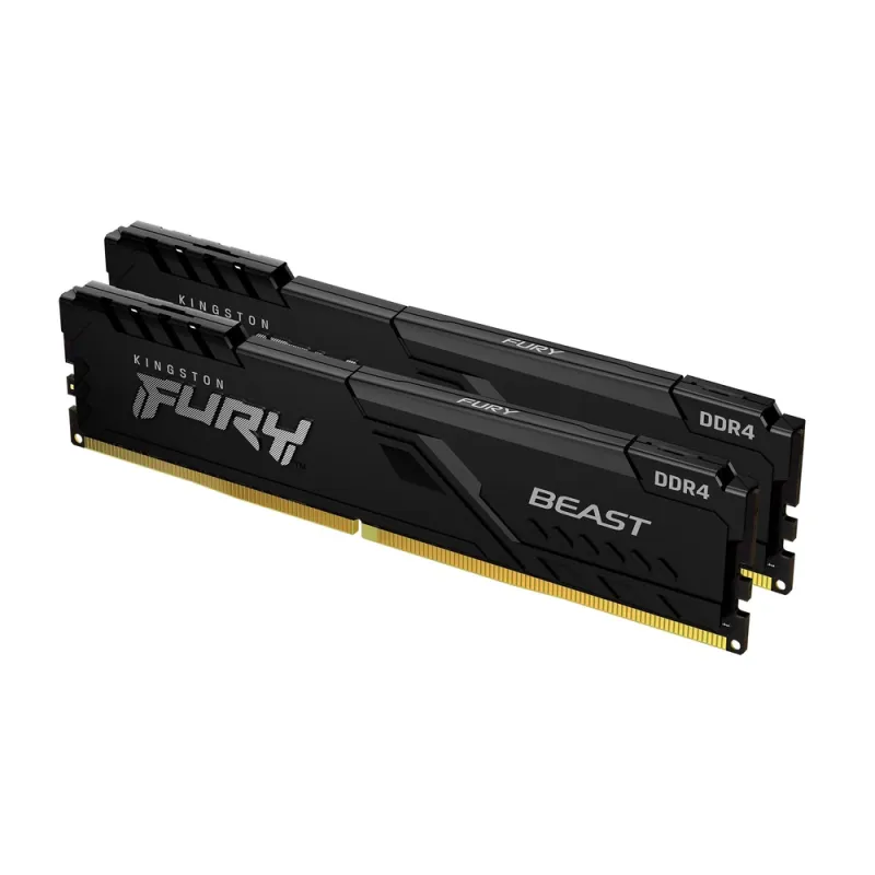 Memoria RAM Kingston FURY Beast - DDR4 - 16GB (2x 8GB) - 3600MHz - KF436C17BBK2/16