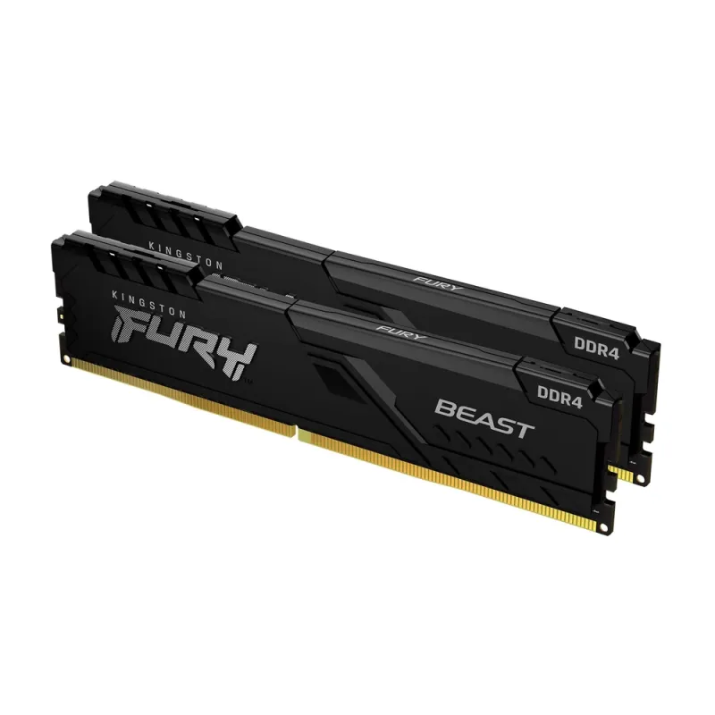 Memoria RAM Kingston FURY Beast - DDR4 - 64GB (2x 32GB) - 3600MHz - DIMM - para PC - KF436C18BBK2/64