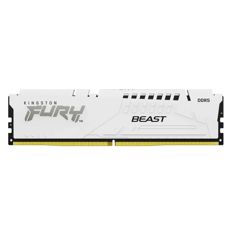 Memoria RAM Kingston FURY Beast White - DDR5 - 32GB - 5200MHz - UDIMM - para PC - KF552C40BW-32