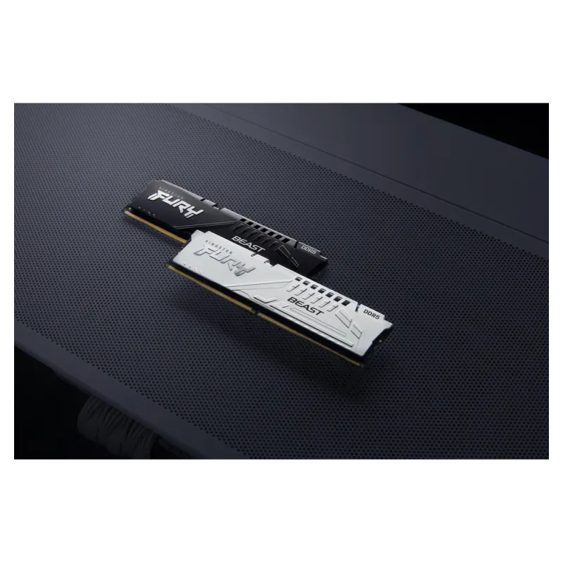 Memoria RAM Kingston FURY Beast White - DDR5 - 32GB - 5200MHz - UDIMM - para PC - KF552C40BW-32