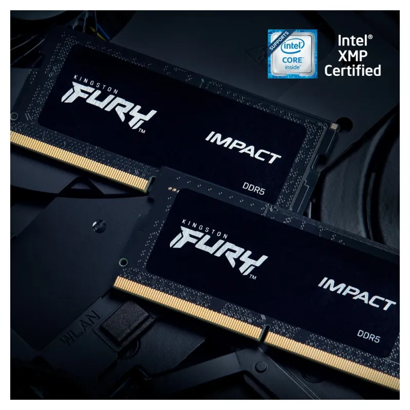Memoria RAM Kingston FURY Impact - DDR5 - 32GB - 5600MHz - SO-DIMM - para Laptop - KF556S40IB-32