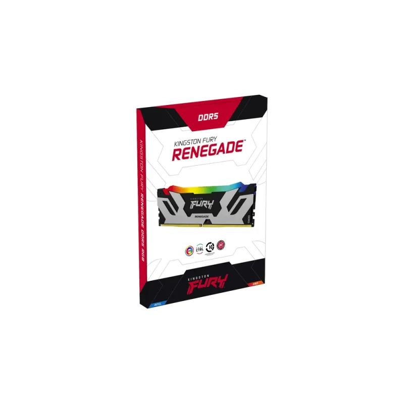 Memoria RAM Kingston Fury Renegade - DDR5 - 24GB - 7200MT/s - DIMM - Para PC - KF572C38RSA-24