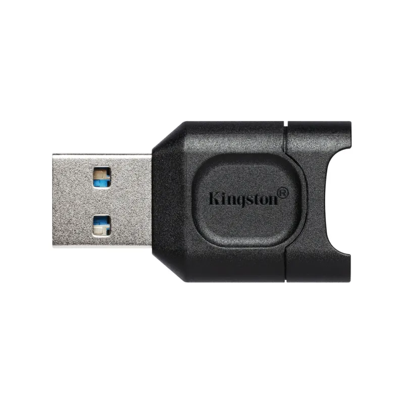 Lector de Tarjetas MicroSD Kingston MobileLite Plus - USB 3.1 - Negro - MLPM