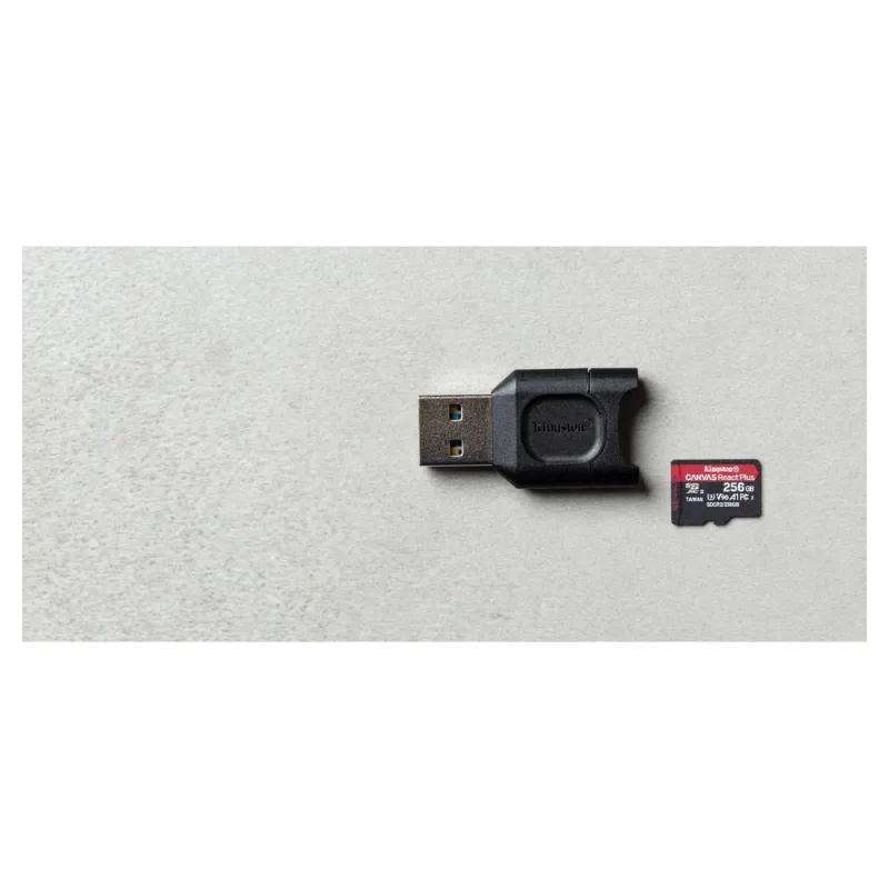 Lector de Tarjetas MicroSD Kingston MobileLite Plus - USB 3.1 - Negro - MLPM