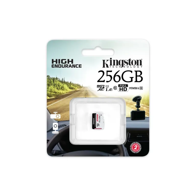 Memoria MicroSDXC Kingston Endurance - 256GB - Clase 10 - SDCE/256GB