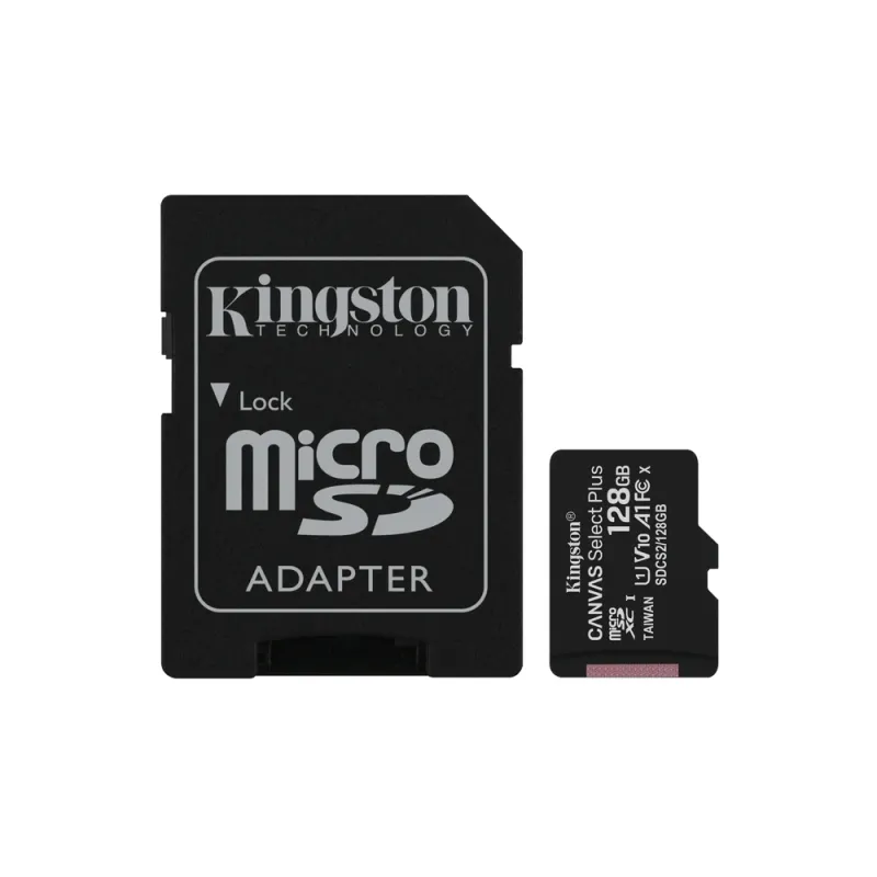 Memoria Micro Sdxc 100R A1 Cl10 Kingston 128 Gb (Sdcs2/128Gb) - SDCS2/128GB