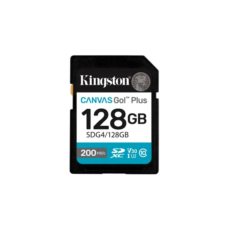Kingston Technology Canvas Go! Plus 128 Gb Sdxc Uhs-I Clase 10 - SDG4/128GB