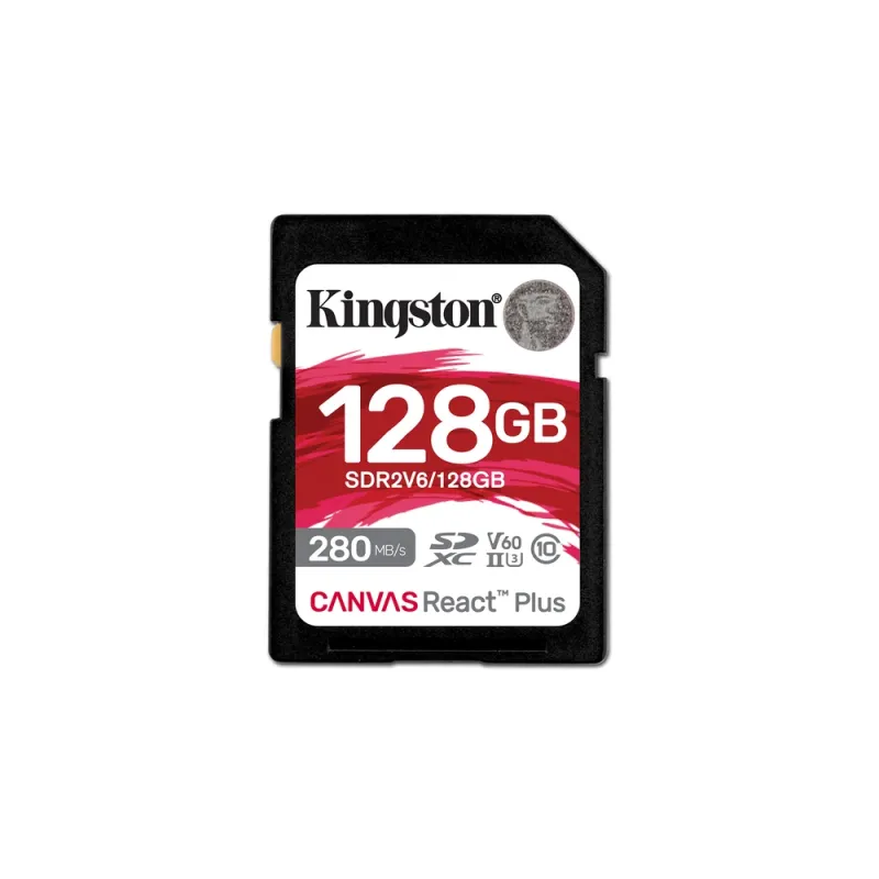 Memoria SDXC Kingston SDR2V6 - 128GB - Clase 10 - UHS-II  - SDR2V6/128GB