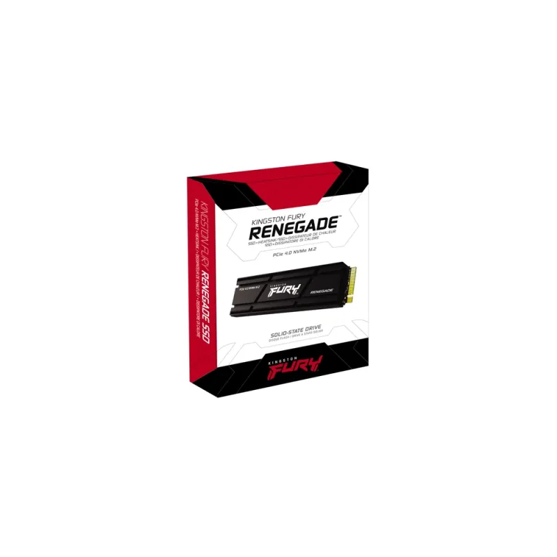 Unidad de Estado Sólido Kingston FURY Renegade - M.2 - 2TB - PCI-E 4.0 - C/Disipador - SFYRDK/2000G